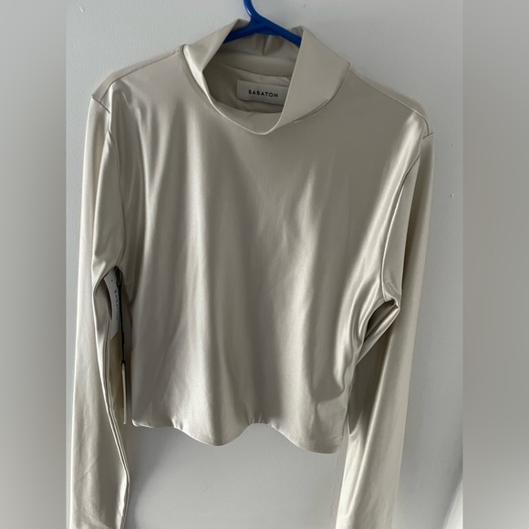 ARITZIA|NWT XS BABATON Satinette Long sleeve - Picture 11 of 14